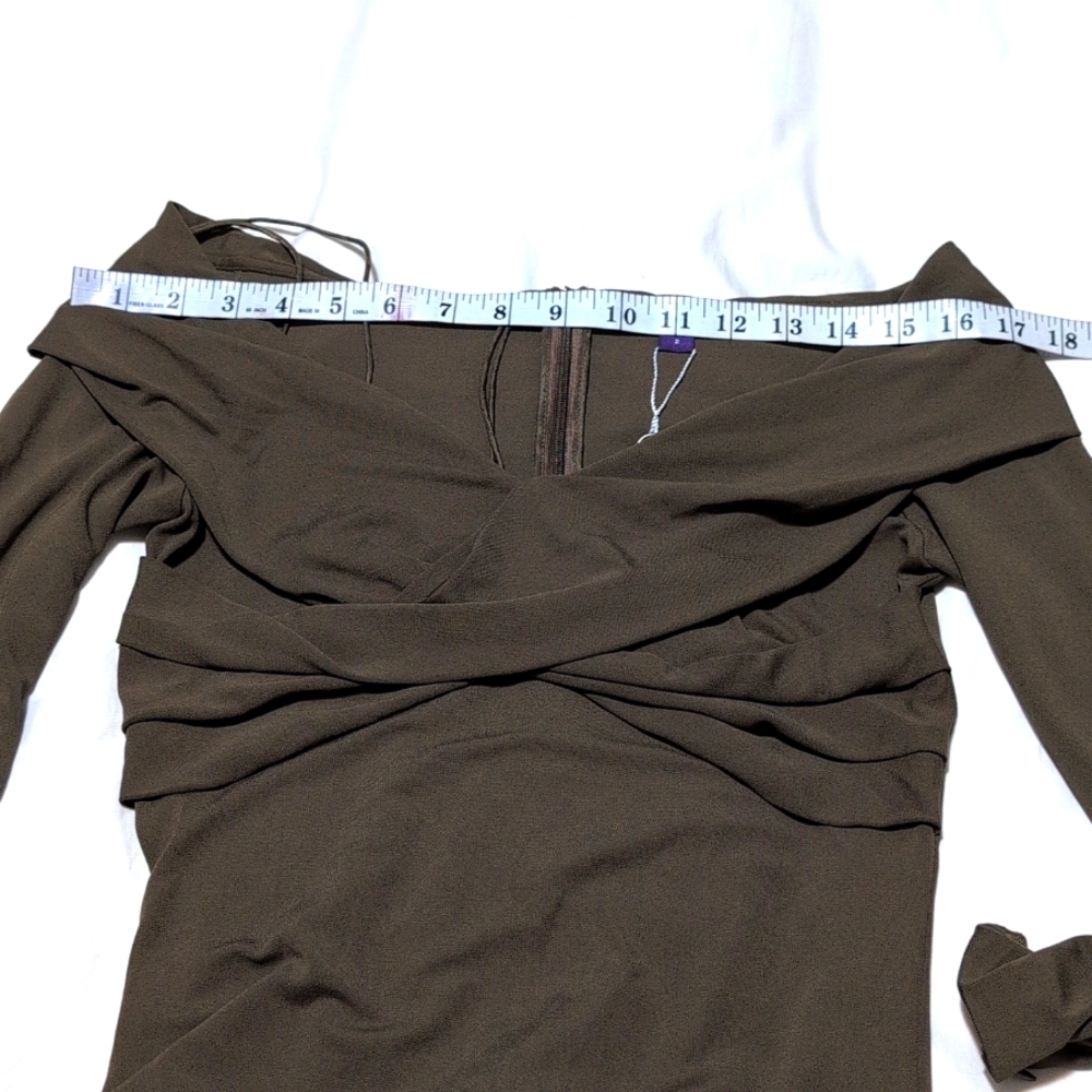 Aletta Jersey Evening Dress. Ralph Lauren Collection. - Picture 5 of 11